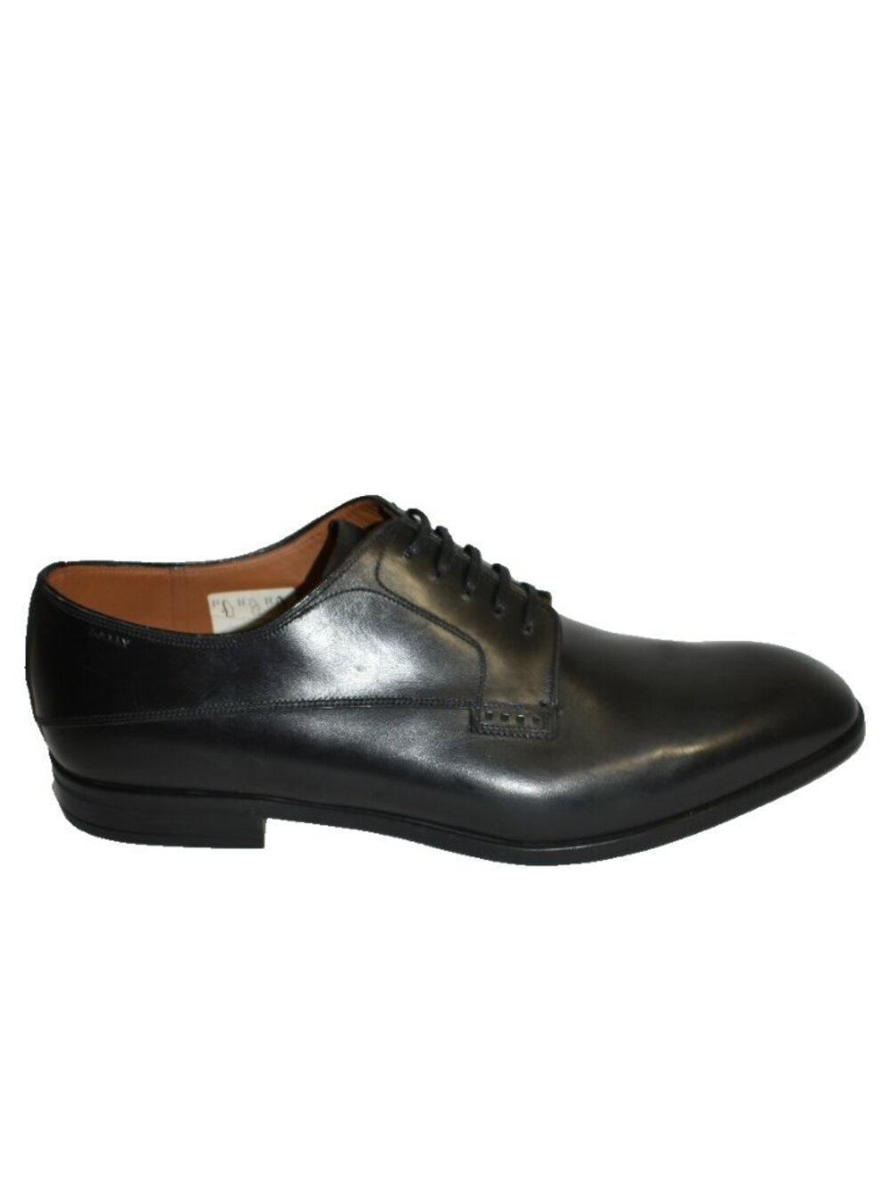 New! Bally Men's Lantel Leather Plain Toe Oxfords Black Size 10 D US DD40
